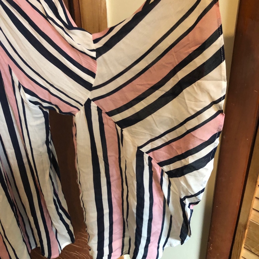Bell-sleeve blouse